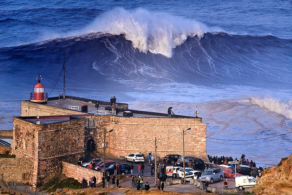 Canhão da Nazaré, na Praia do Norte