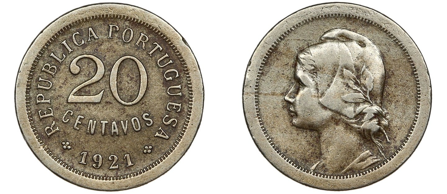 20 centavos de 1921
