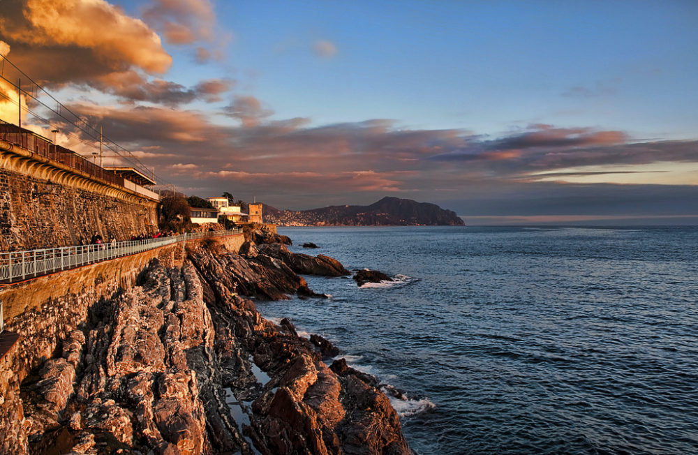 Passeggiata Anita Garibaldi a Nervi