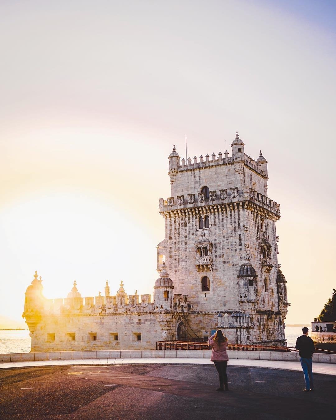 pôr do sol em Lisboa