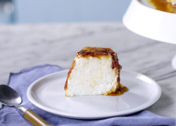 Pudim de claras com leite condensado