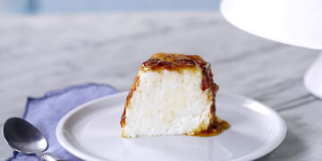 Pudim de claras com leite condensado