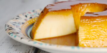 Pudim de laranja no forno