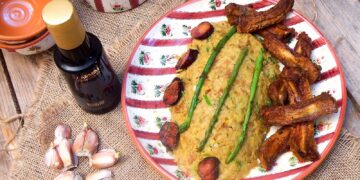 Migas de espargos