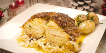 Bacalhau assado no forno