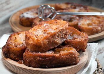 Rabanadas com leite condensado