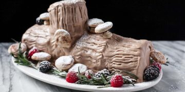 Tronco de Natal tradicional