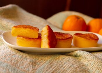 Queijadas de laranja húmidas