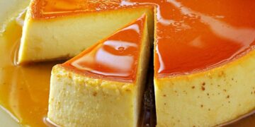 Pudim de ovos com leite condensado