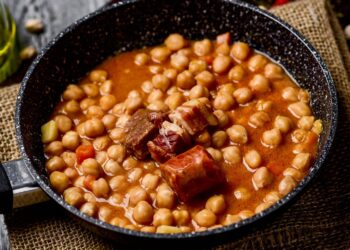 Mão de vaca com grão