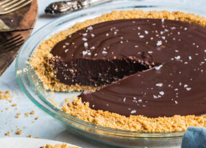 Tarte de chocolate e leite condensado