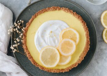 Tarte de coco e limão