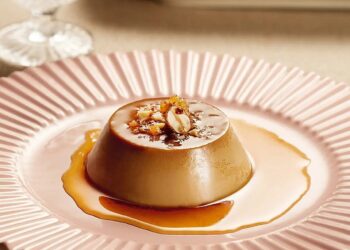 Pudim de café com leite condensado