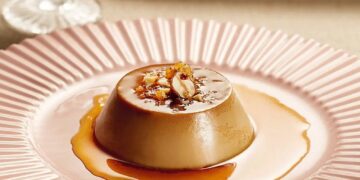 Pudim de café com leite condensado