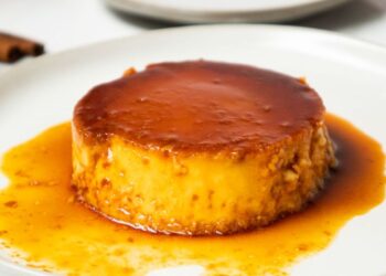 Pudim de bolacha Maria e leite condensado