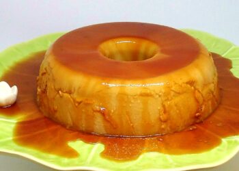 Pudim de ovos caseiro