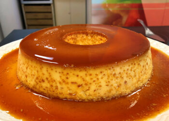 Pudim caseiro da avó