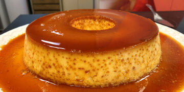 Pudim caseiro da avó