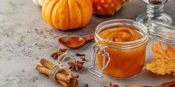 Doce de abóbora com nozes