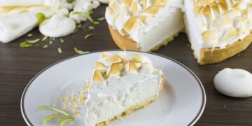 Tarte de limão merengada