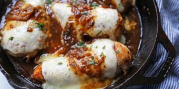 Bifes de frango de cebolada