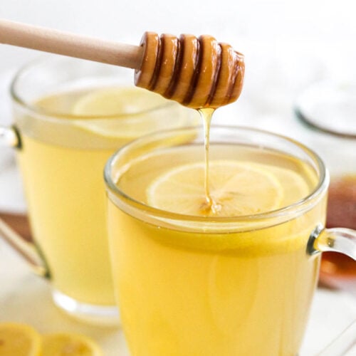 Chá de gengibre com mel