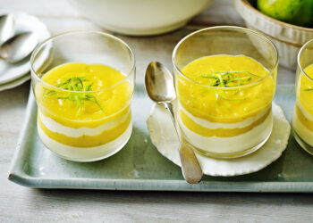 Mousse de manga com iogurte