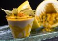 Mousse de maracujá com iogurte