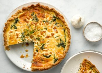 Quiche de espinafres