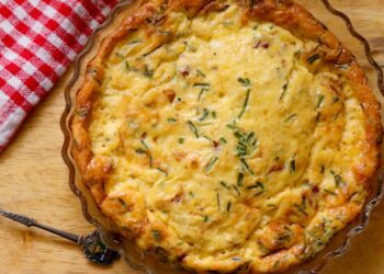 Quiche de bacalhau
