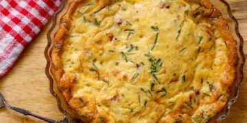 Quiche de bacalhau