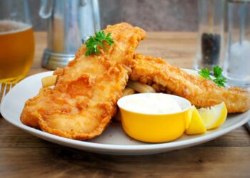 Filetes de pescada fritos