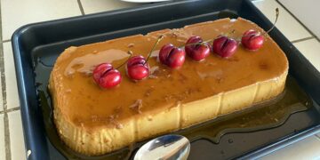 Pudim de leite condensado cozido