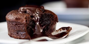 Queques de chocolate húmidos