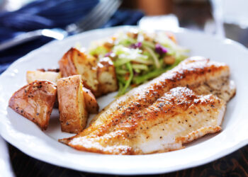 Filetes de pescada no forno