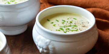 Sopa de alho francês