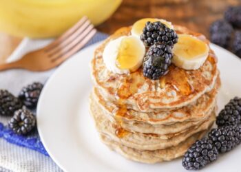 Panquecas de aveia e banana