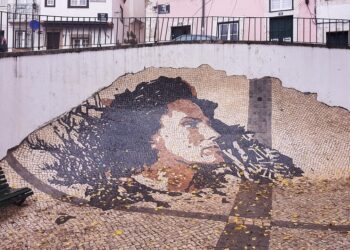 calçada portuguesa em Lisboa