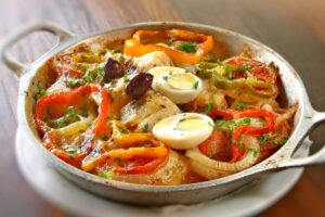 Bacalhau no forno à Portuguesa