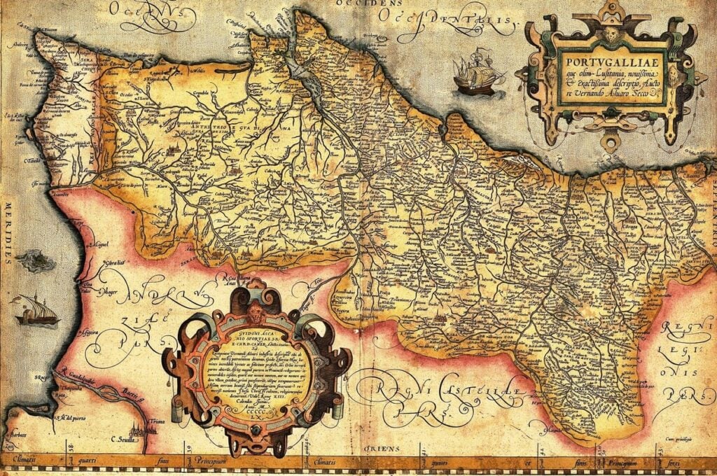 Mapa mais antigo de Portugal