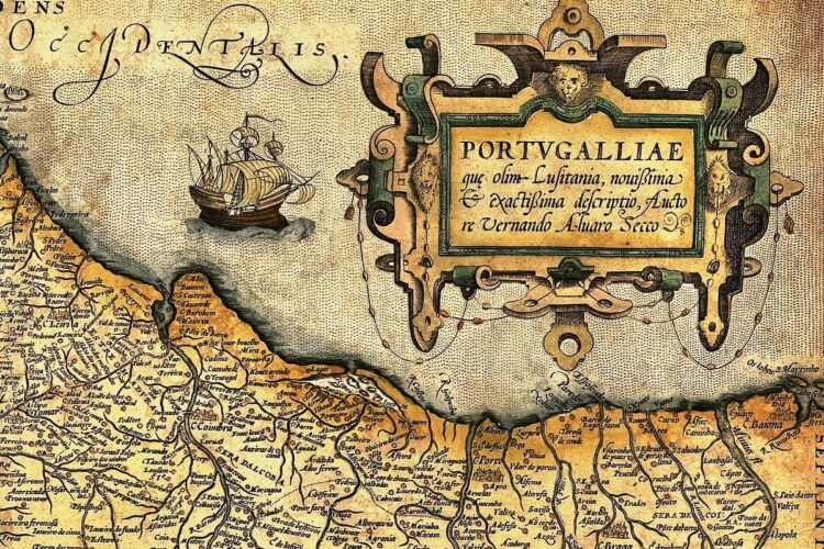 O mapa mais antigo de Portugal