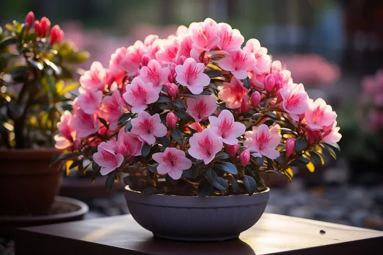 plantas com flores cor de rosa