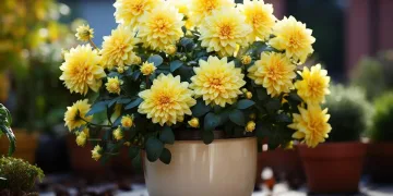 plantas com flores amarelas