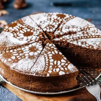 Bolo de castanhas