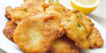 Pataniscas de bacalhau à moda antiga