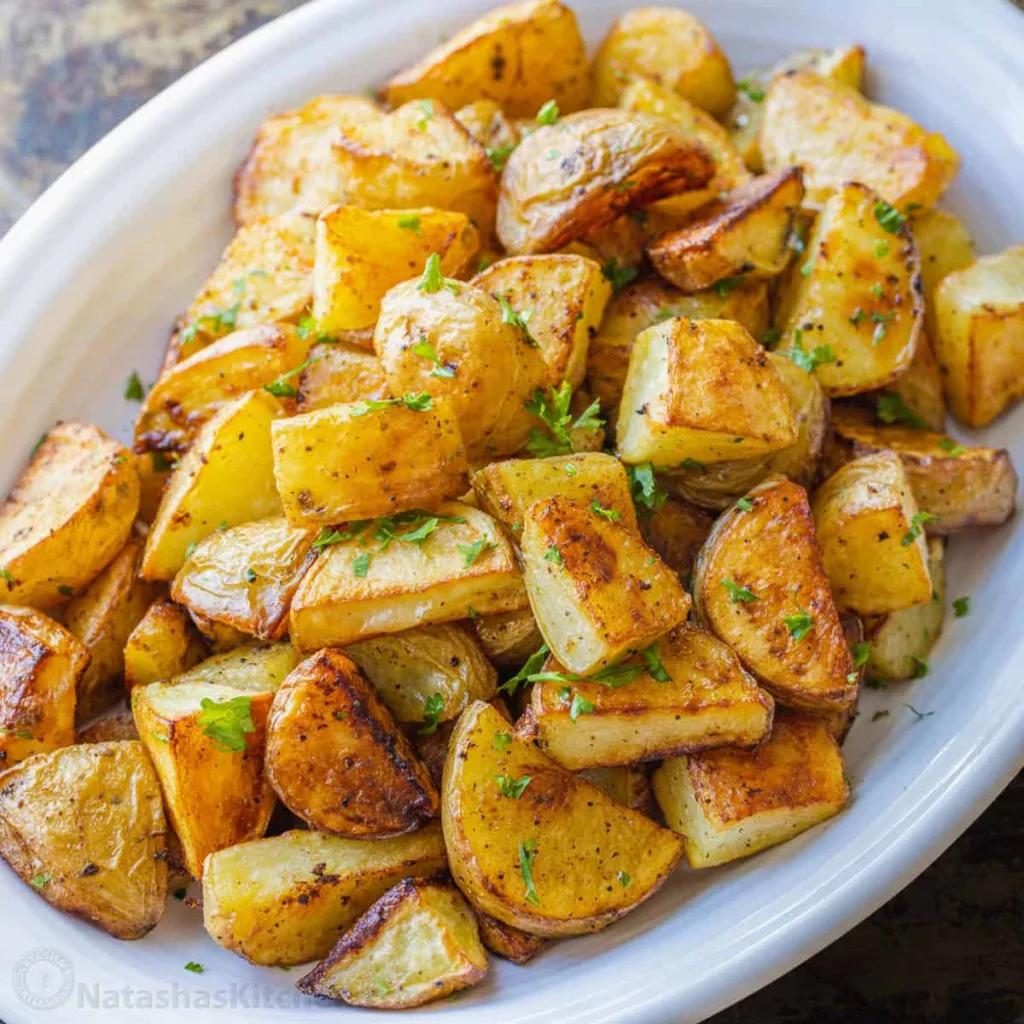 Batatas assadas no forno