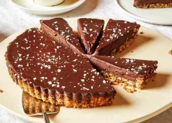 Tarte cremosa de chocolate