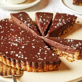 Tarte cremosa de chocolate