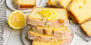 Bolo de amêndoa e limão