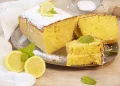 Bolo de limão e canela
